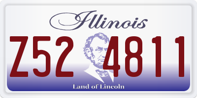 IL license plate Z524811
