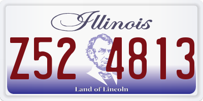 IL license plate Z524813