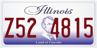 IL license plate Z524815