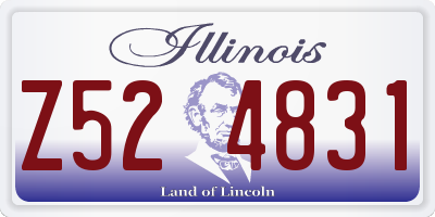 IL license plate Z524831