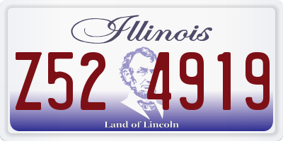 IL license plate Z524919