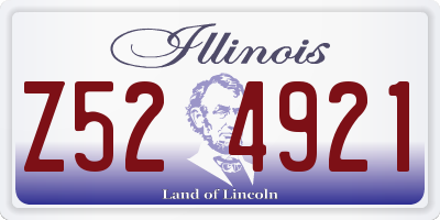 IL license plate Z524921