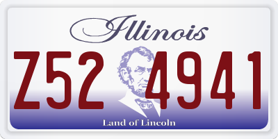 IL license plate Z524941