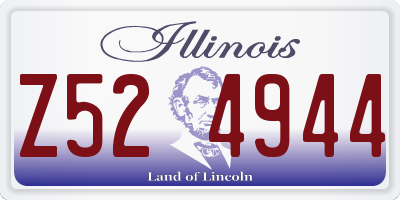 IL license plate Z524944