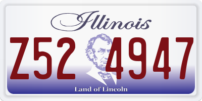 IL license plate Z524947