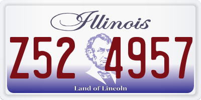 IL license plate Z524957