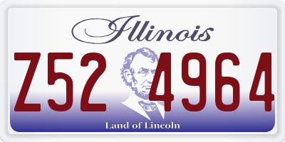 IL license plate Z524964