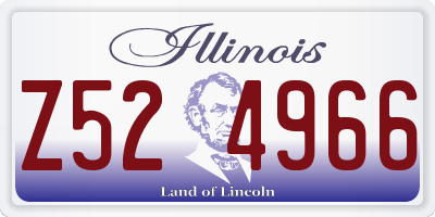 IL license plate Z524966