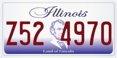 IL license plate Z524970