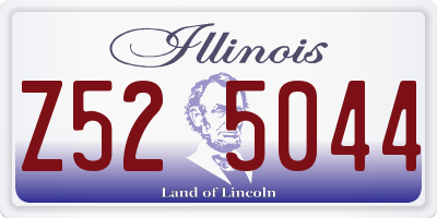 IL license plate Z525044