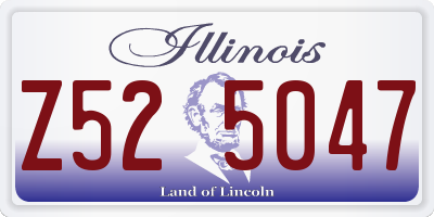 IL license plate Z525047