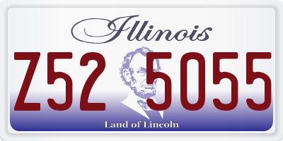 IL license plate Z525055