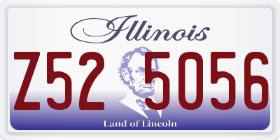 IL license plate Z525056