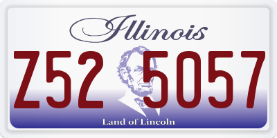 IL license plate Z525057