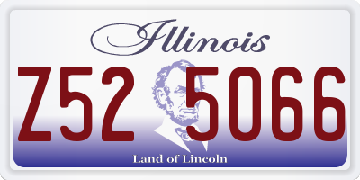 IL license plate Z525066