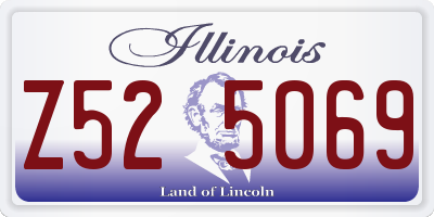 IL license plate Z525069
