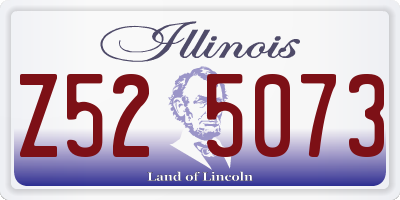 IL license plate Z525073
