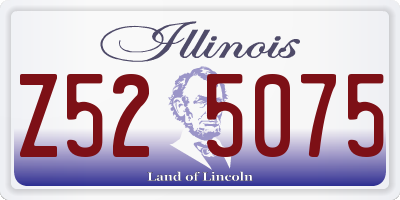 IL license plate Z525075