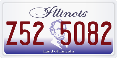 IL license plate Z525082