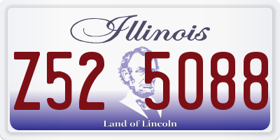 IL license plate Z525088