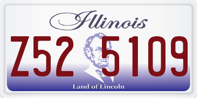 IL license plate Z525109