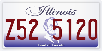 IL license plate Z525120