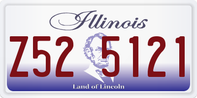 IL license plate Z525121