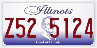 IL license plate Z525124
