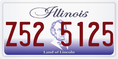 IL license plate Z525125