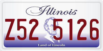 IL license plate Z525126