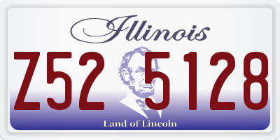 IL license plate Z525128