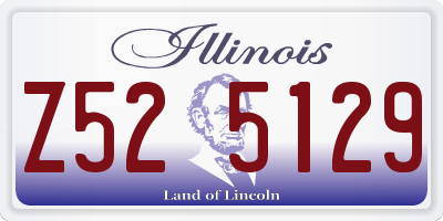 IL license plate Z525129