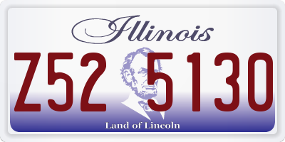 IL license plate Z525130