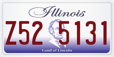 IL license plate Z525131