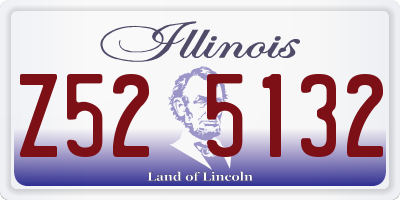 IL license plate Z525132