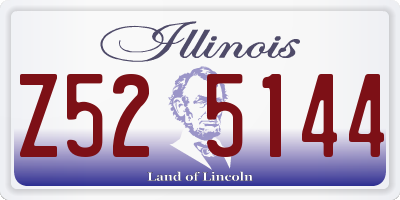 IL license plate Z525144