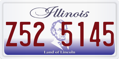 IL license plate Z525145