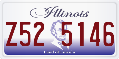 IL license plate Z525146