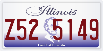 IL license plate Z525149