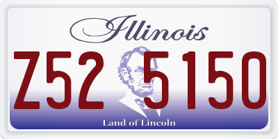 IL license plate Z525150