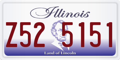 IL license plate Z525151
