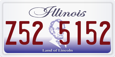 IL license plate Z525152
