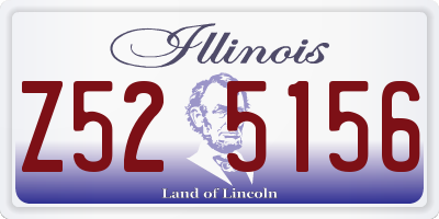 IL license plate Z525156