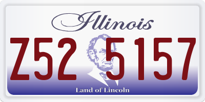 IL license plate Z525157