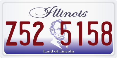 IL license plate Z525158