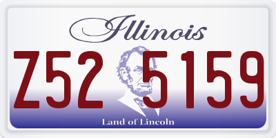 IL license plate Z525159