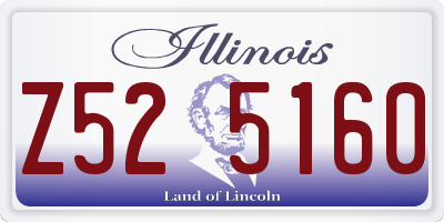 IL license plate Z525160