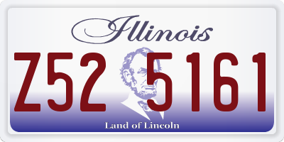 IL license plate Z525161