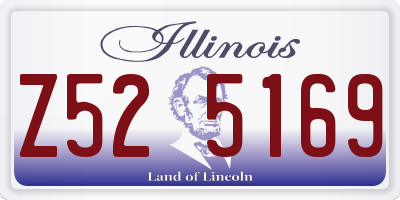 IL license plate Z525169