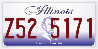 IL license plate Z525171